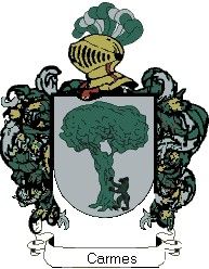 Escudo del apellido Carmes