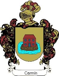 Escudo del apellido Carmín