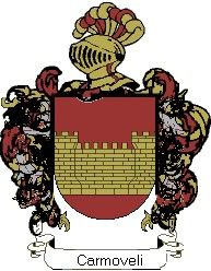 Escudo del apellido Carmoveli