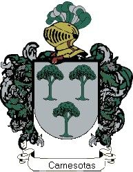 Escudo del apellido Carnesotas