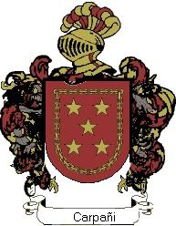 Escudo del apellido Carpañi