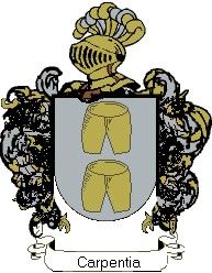 Escudo del apellido Carpentia