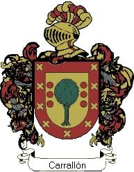 Escudo del apellido Carrallón