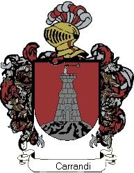 Escudo del apellido Carrandi