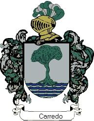 Escudo del apellido Carredo