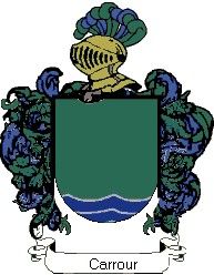 Escudo del apellido Carrour