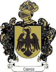 Escudo del apellido Carroz