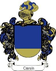 Escudo del apellido Carsín