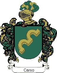 Escudo del apellido Carso