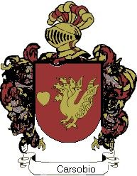 Escudo del apellido Carsobio