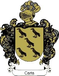 Escudo del apellido Carta