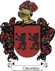 Escudo del apellido Carucano