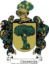 Escudo del apellido Casaamda