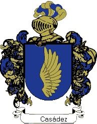 Escudo del apellido Casádez