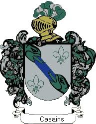 Escudo del apellido Casains