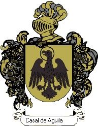 Escudo del apellido Casal de aguila