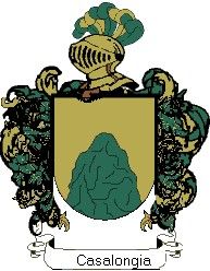 Escudo del apellido Casalongia