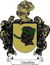 Escudo del apellido Casanas