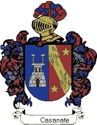 Escudo del apellido Casanate