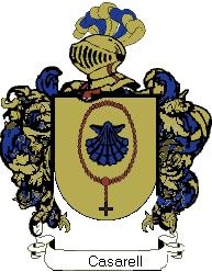 Escudo del apellido Casarell