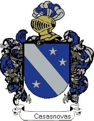 Escudo del apellido Casasnovas