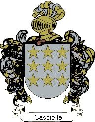 Escudo del apellido Casciella