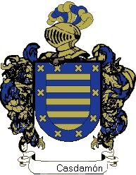 Escudo del apellido Casdamón