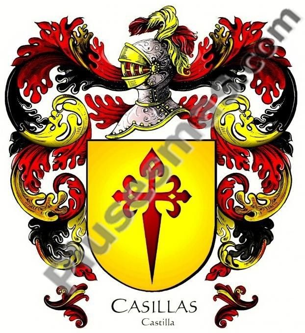 Escudo del apellido Casillas