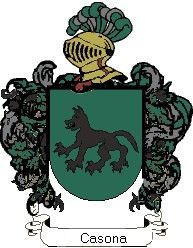 Escudo del apellido Casona