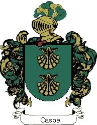 Escudo del apellido Caspe