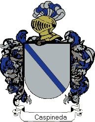 Escudo del apellido Caspineda