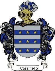 Escudo del apellido Cassinello