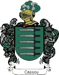 Escudo del apellido Cassou