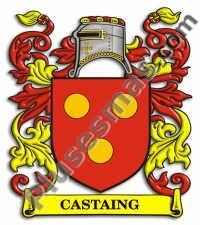 Escudo del apellido Castaing