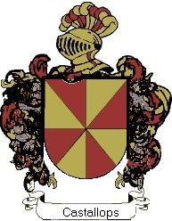 Escudo del apellido Castallops