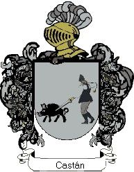 Escudo del apellido Castan