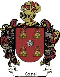 Escudo del apellido Castel