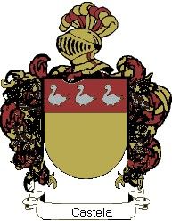 Escudo del apellido Castela