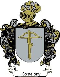 Escudo del apellido Castelany