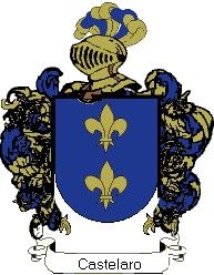 Escudo del apellido Castelaro