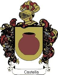 Escudo del apellido Castella