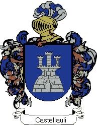 Escudo del apellido Castellauli