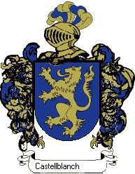 Escudo del apellido Castellblanch