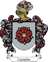 Escudo del apellido Casteller