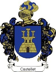 Escudo del apellido Castellet