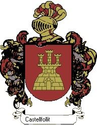 Escudo del apellido Castellfollit