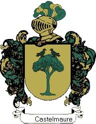 Escudo del apellido Castelmaure