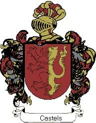 Escudo del apellido Castels