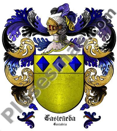 Escudo del apellido Casteñeda