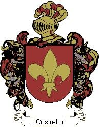 Escudo del apellido Castrello